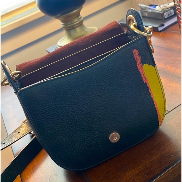 Coach X Jean Michel Basquiat Kleo Shoulder Bag 17, small, black bag - Picture 5 of 5